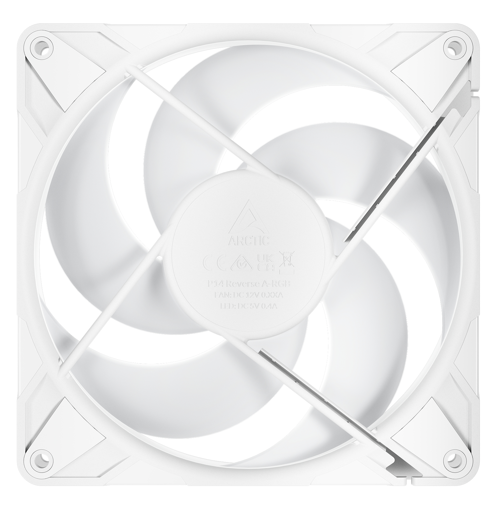 ARCTIC Lüfter 140*140*27 P14 Pro Reverse A-RGB (White) 3Pack Lüfter