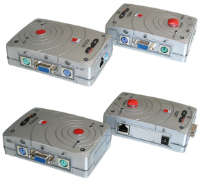 Lindy 32397 KVM switch Grey