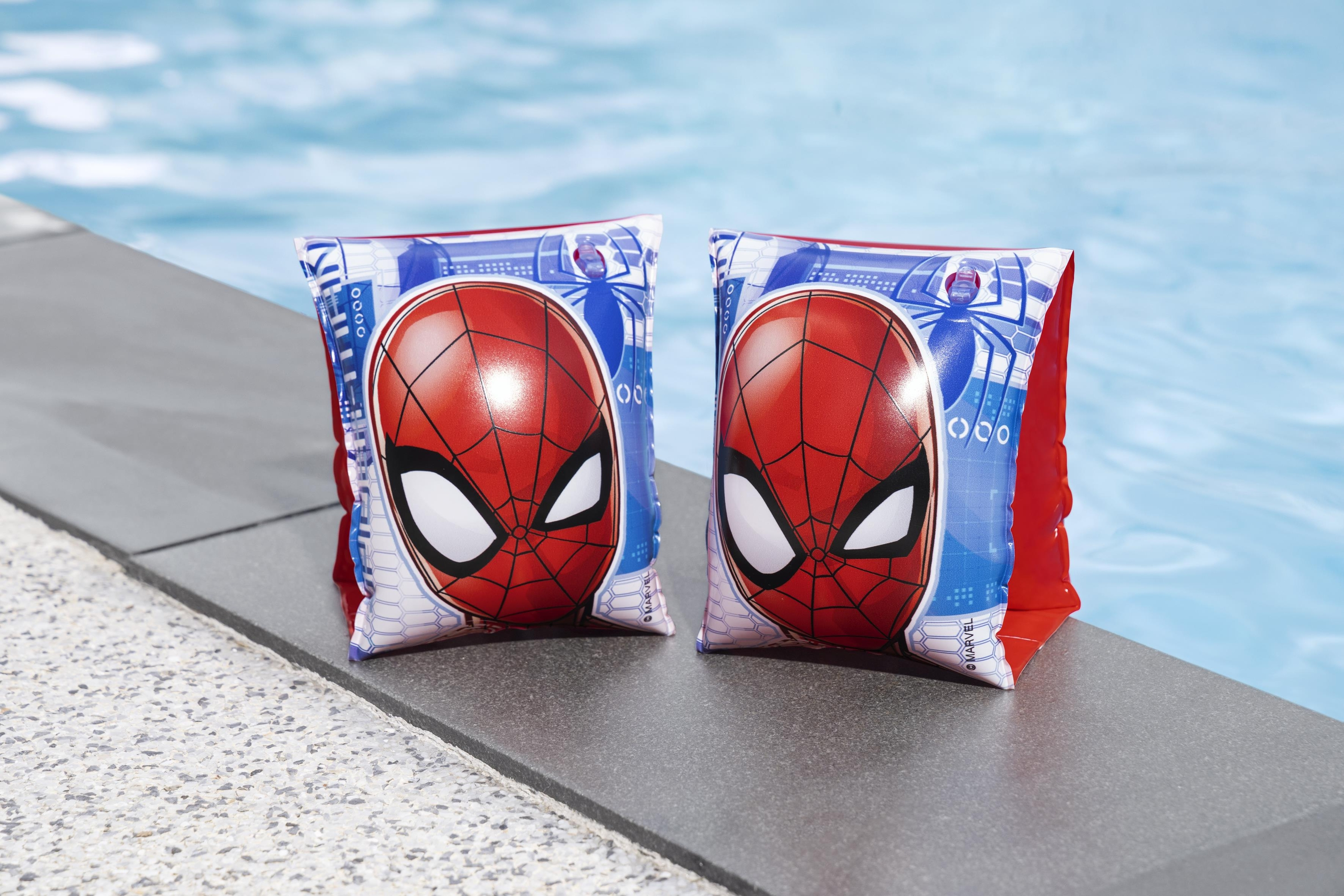 عکس بازوبند شنا کودک بست‌وی مدل Spider-Man 98001، پی‌وی‌سی، مناسب 3-6 سال