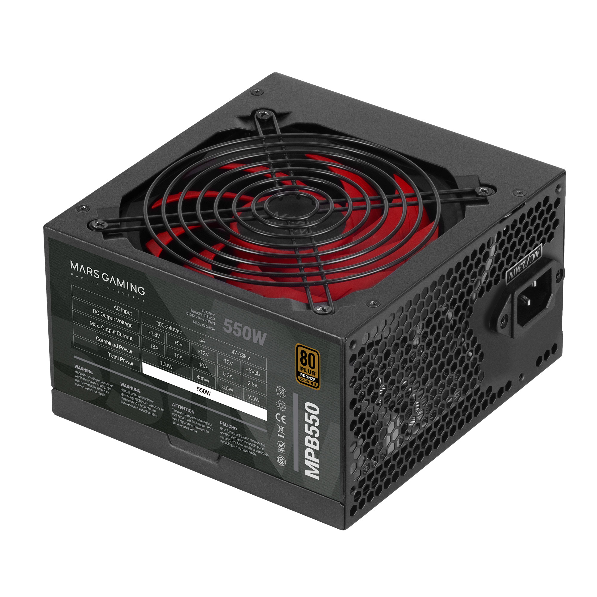 Mars Gaming MPB550 power supply unit – image 2