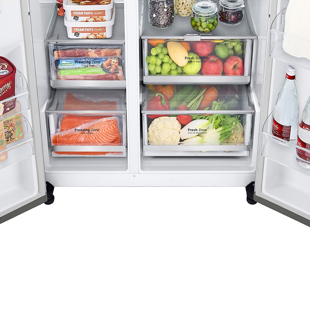 LG GC-Q257CSFS side-by-side refrigerator Freestanding – image 5