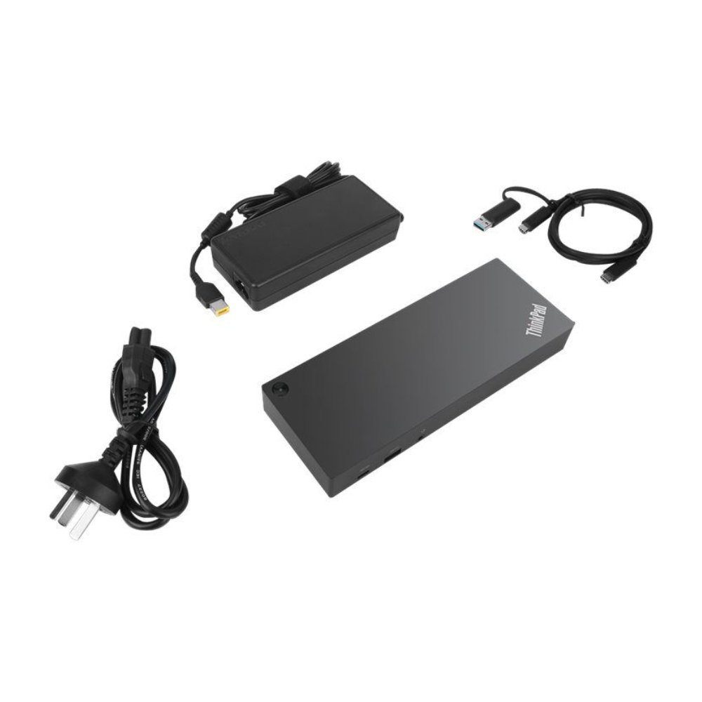 Origin Storage 40AF0135UK-REFURB laptop dock/port replicator Wired USB 3.2 Gen 1 (3.1 Gen 1) Type-A + Type-C Black – image 1
