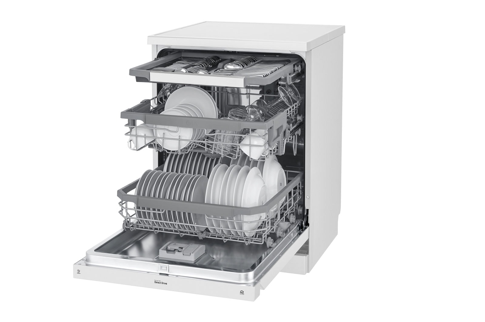LG DF325FW dishwasher Freestanding 14 place settings – image 8