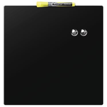 Rexel Pizarra hogar magnética 360x360mm negra