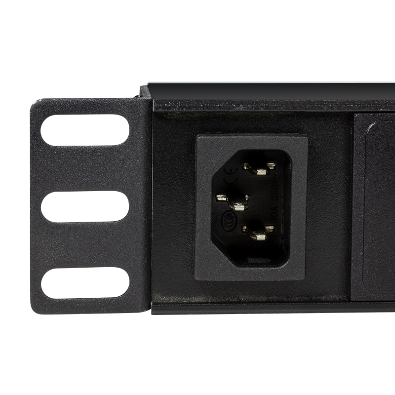 LogiLink PDU8A02 power distribution unit (PDU) 8 AC outlet(s) 1U Black – image 3