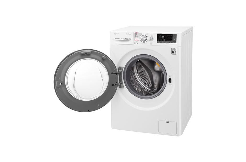 LG F4J8FH2W washer dryer Freestanding Front-load Black, White – image 8