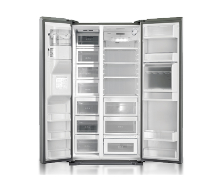 LG GS5262AEGV side-by-side refrigerator Freestanding Platinum – image 2