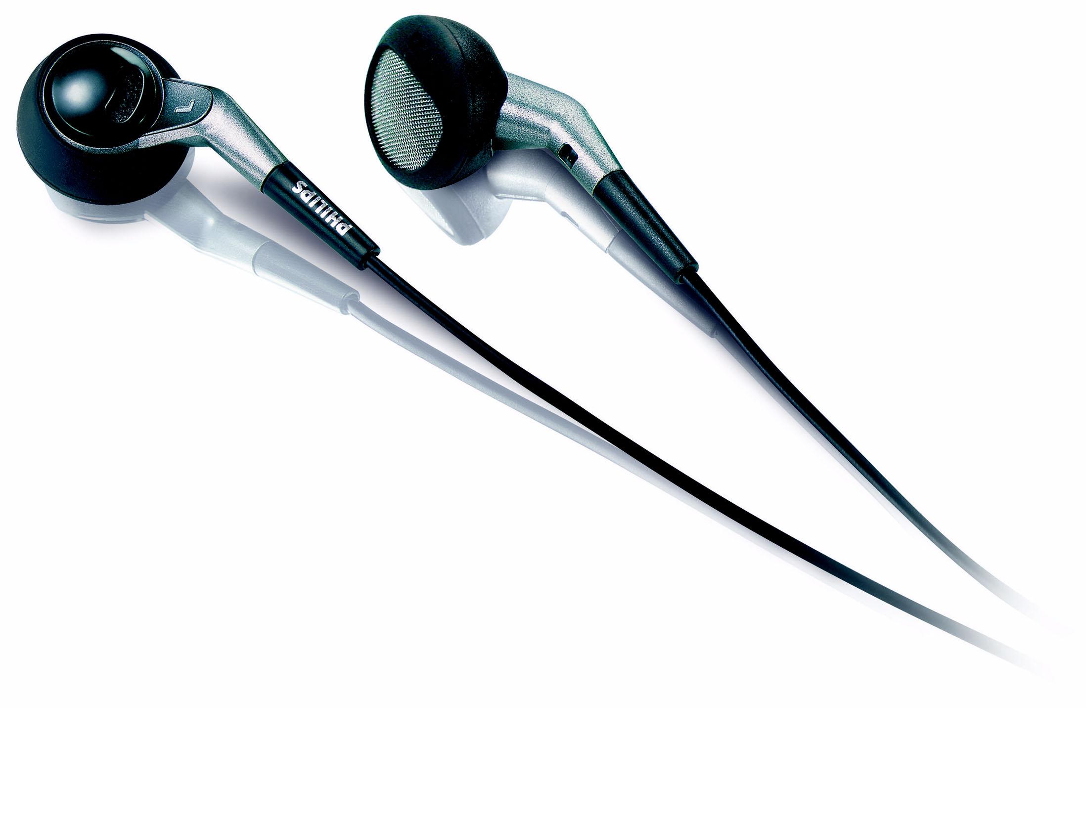 Philips SHE255/00 headphones/headset Wired In-ear Black, Silver