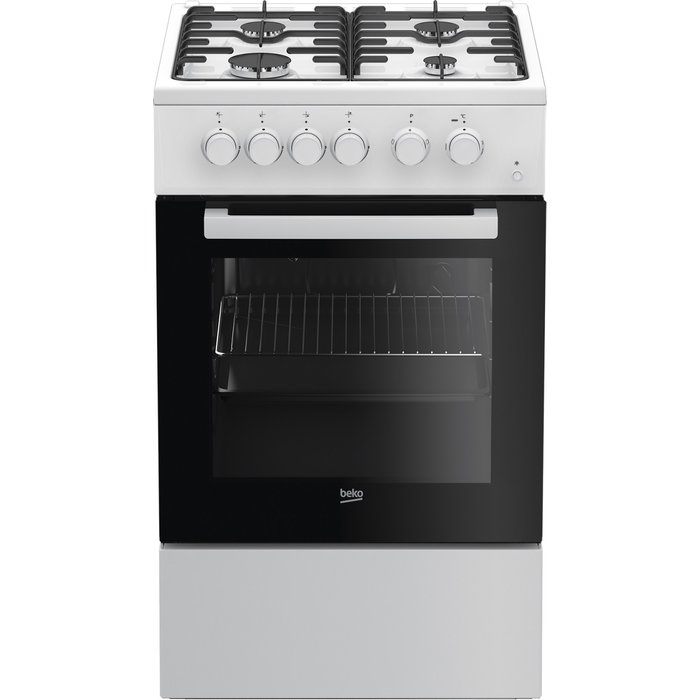Beko FSS52010DW cooker Freestanding cooker Electric Gas White – image 1