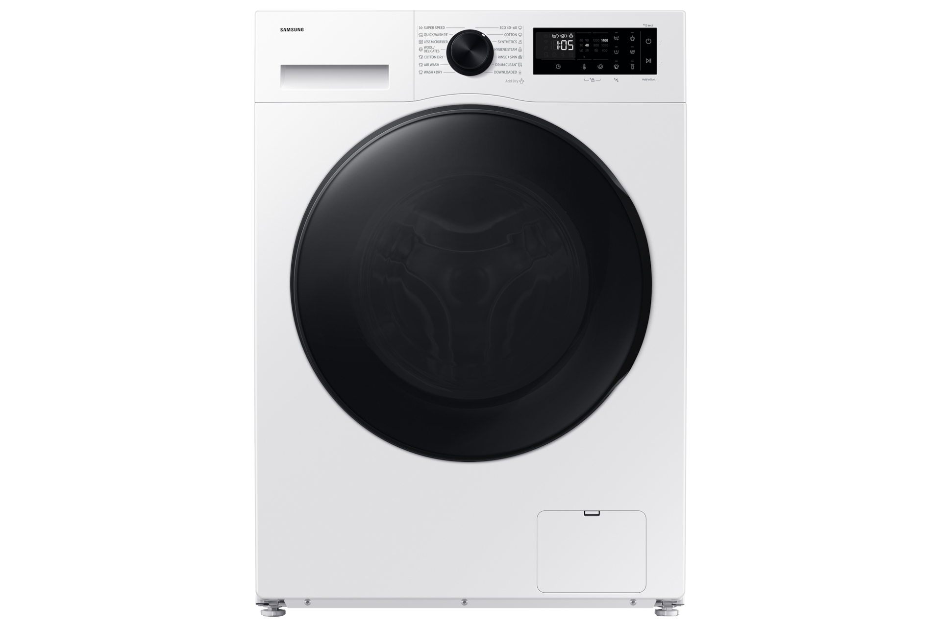 Samsung WD90DG5G34BELE washer dryer Freestanding Front-load White
