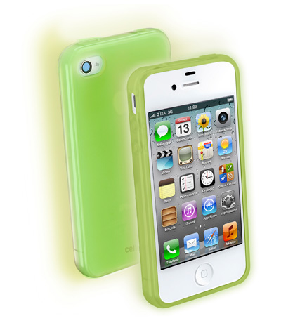 Cellularline Fluo mobile phone case Cover Green, Grey – image 3