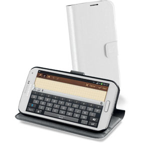 Cellularline VISIONSLGALS5W mobile phone case Folio White