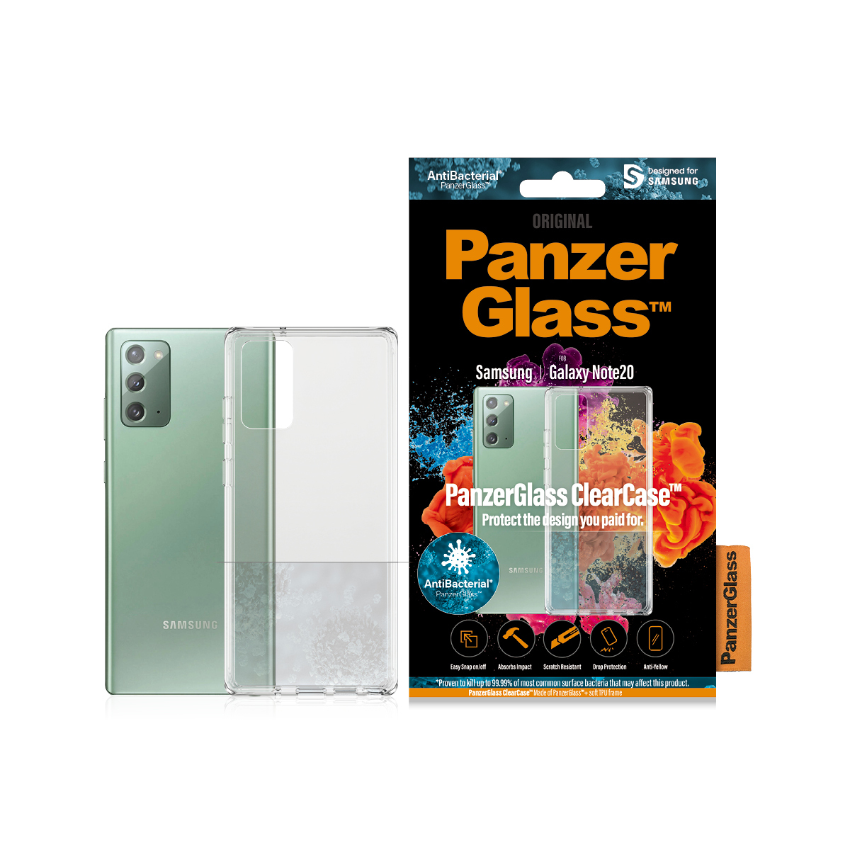 PanzerGlass ® ClearCase™ Samsung Galaxy Note20