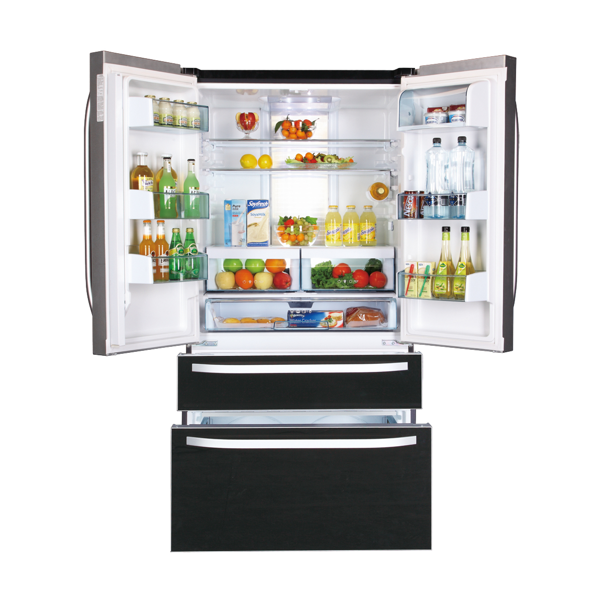 Haier HB21FGBAA side-by-side refrigerator Freestanding – image 3
