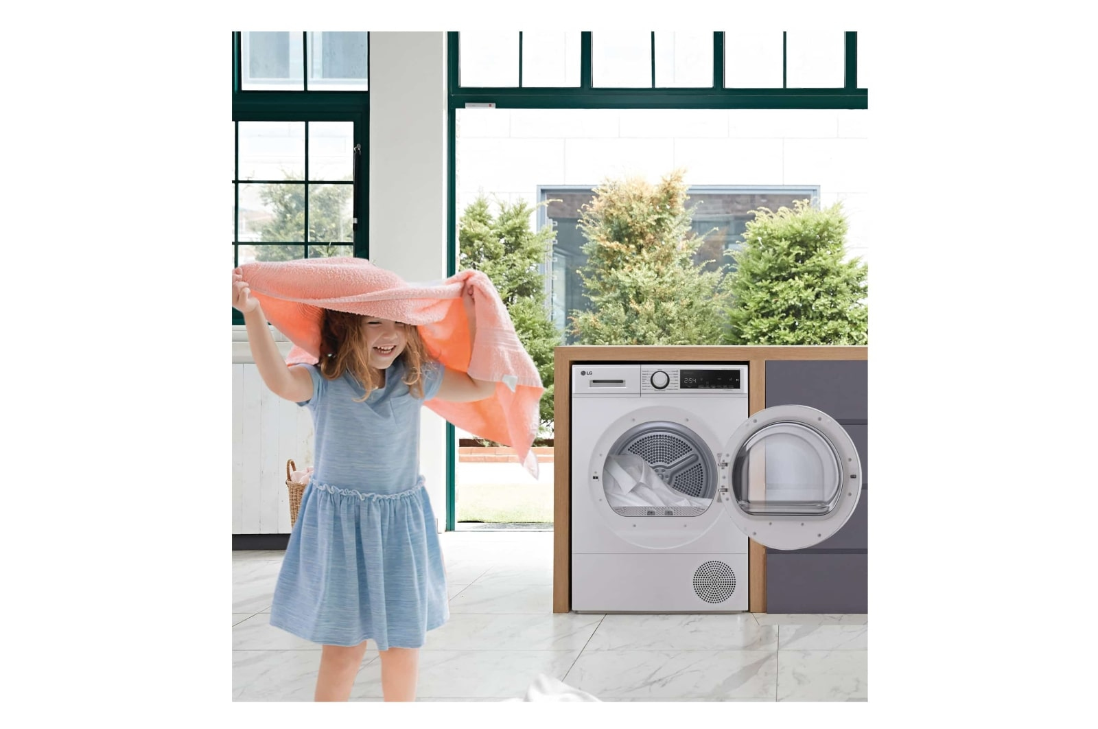 LG RH80T2AP6RM tumble dryer Freestanding Front-load – image 3