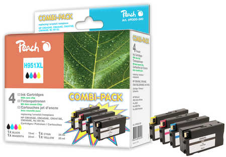 Peach 315732 ink cartridge 4 pc(s) Black, Cyan, Magenta, Yellow