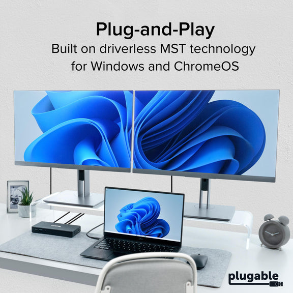 Plugable Technologies UD-MSTH2 laptop dock/port replicator Wired USB 3.2 Gen 2 (3.1 Gen 2) Type-C Black – image 7