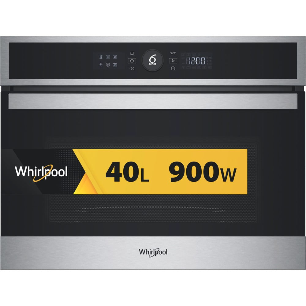 Whirlpool WMW47HMXI Black, Stainless steel Combination microwave Built-in – image 1
