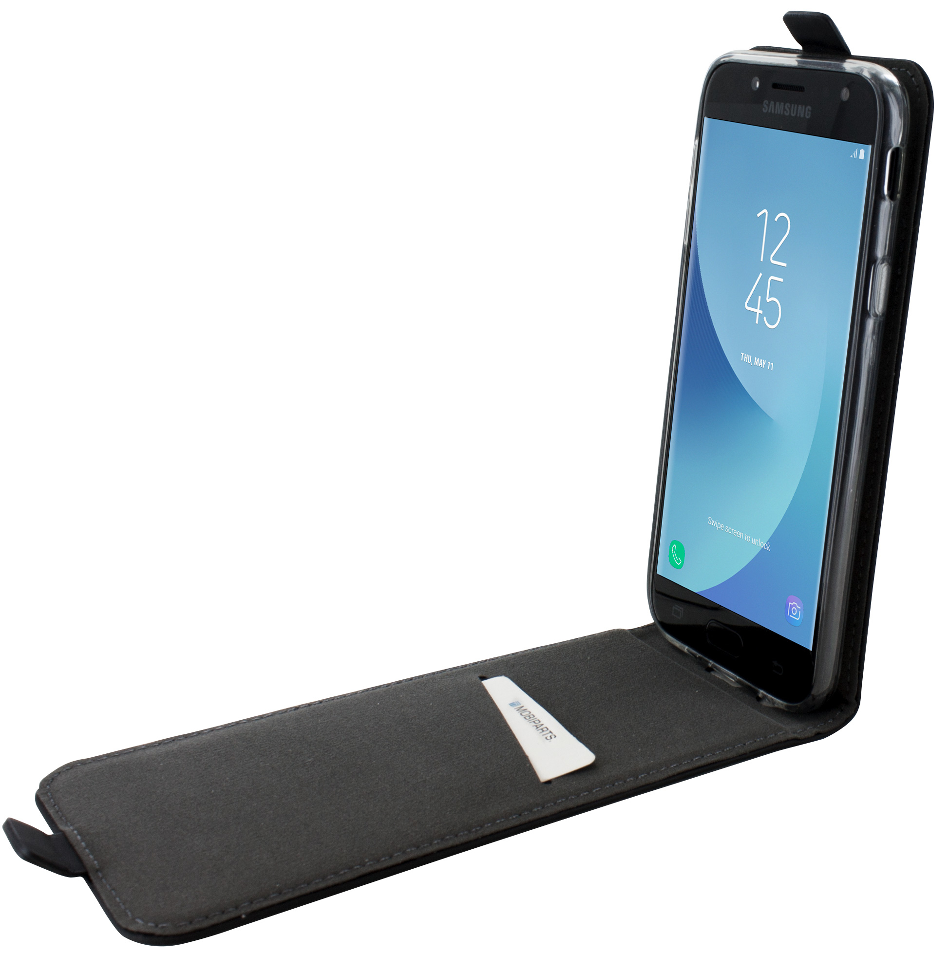 Mobiparts Premium Flip TPU Case Samsung Galaxy J5 (2017) Black – image 4