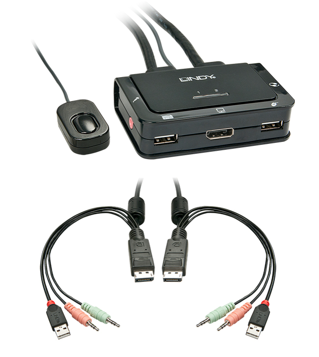 Lindy 42343 KVM switch Black – image 2