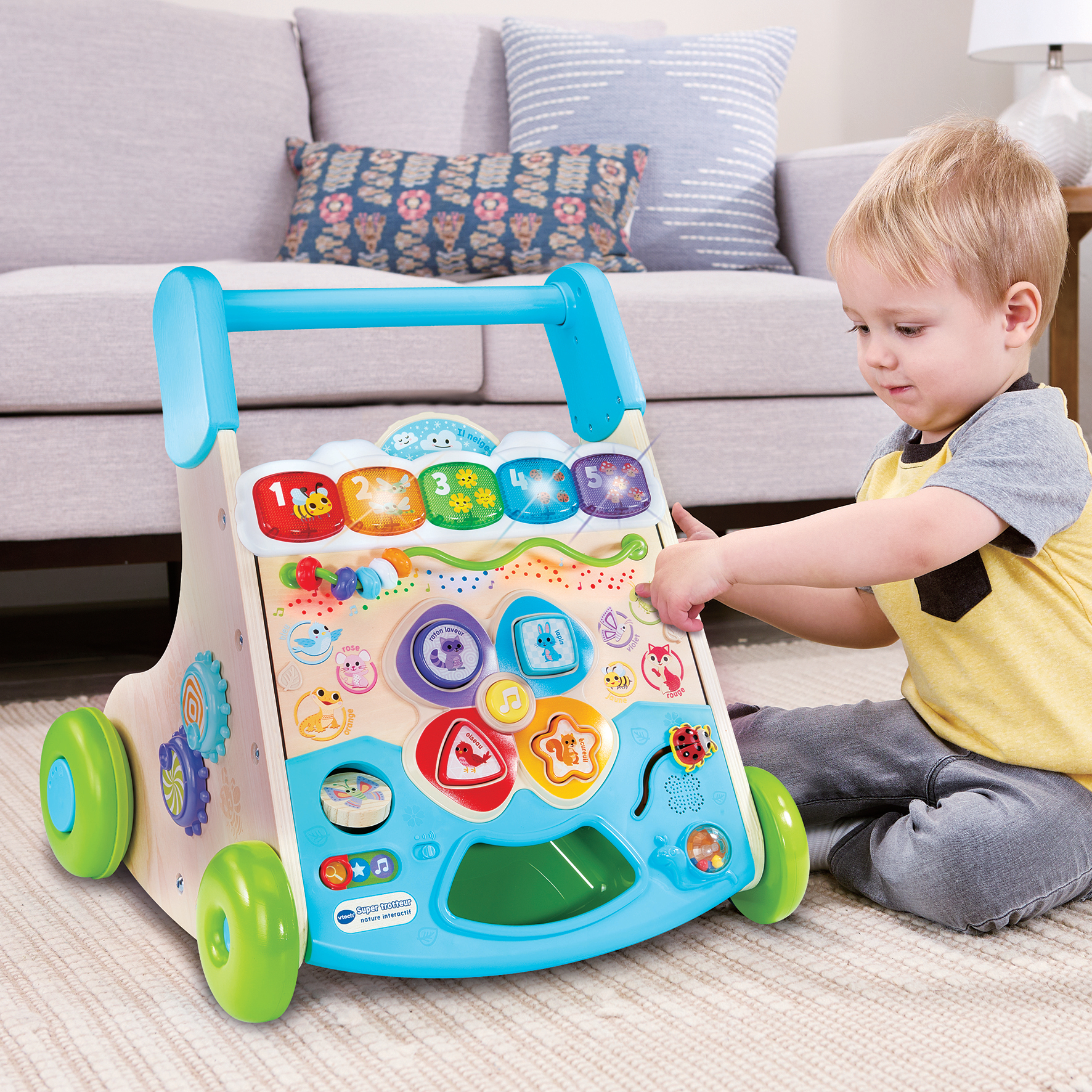 Resim VTech 80-619605 Çok Renkli Plastik Etkileşimli Yürüteç