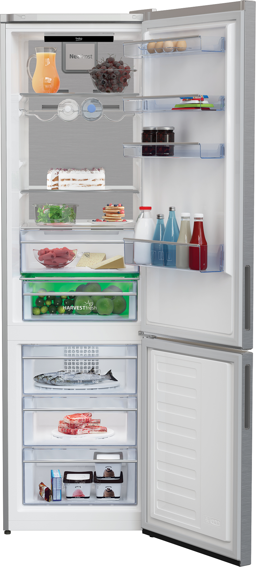 Beko MCNA406E63ZXBN fridge-freezer Freestanding – image 4