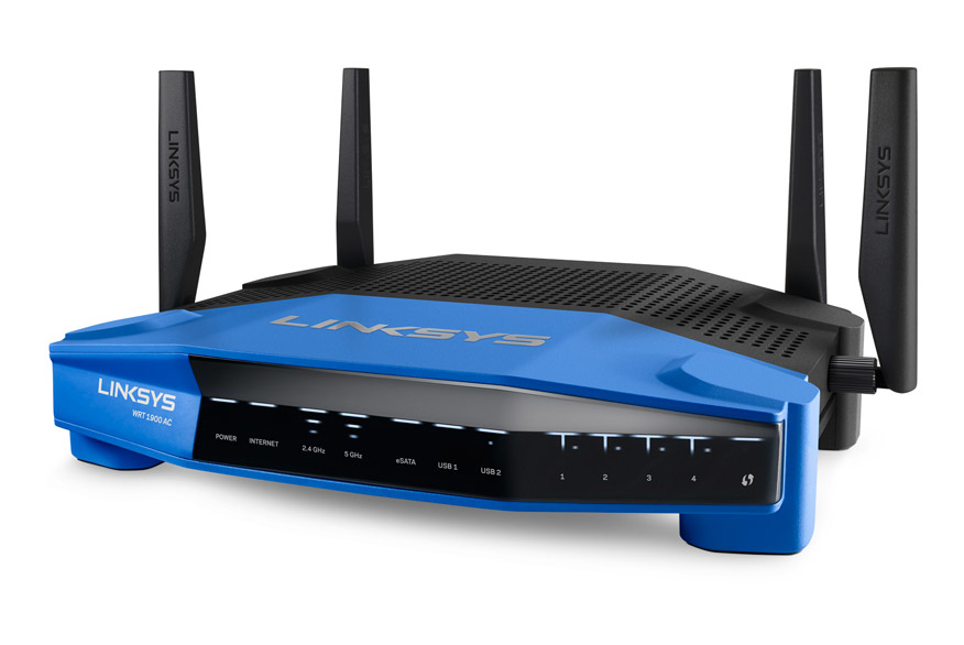 Linksys WRT1900AC wireless router Dual-band (2.4 GHz – image 2