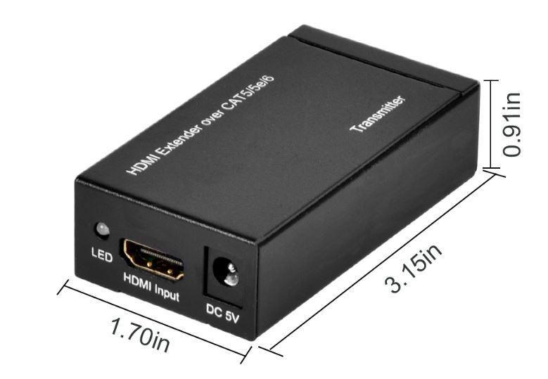 Microconnect MC-HM-ET06 AV extender AV transmitter & receiver Black – image 3