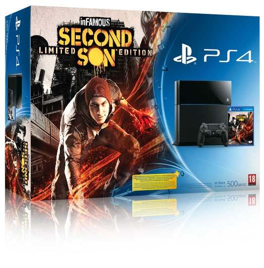 Sony Interactive Entertainment 500GB PlayStation 4 + InFamous: Second Son - Limited Edition