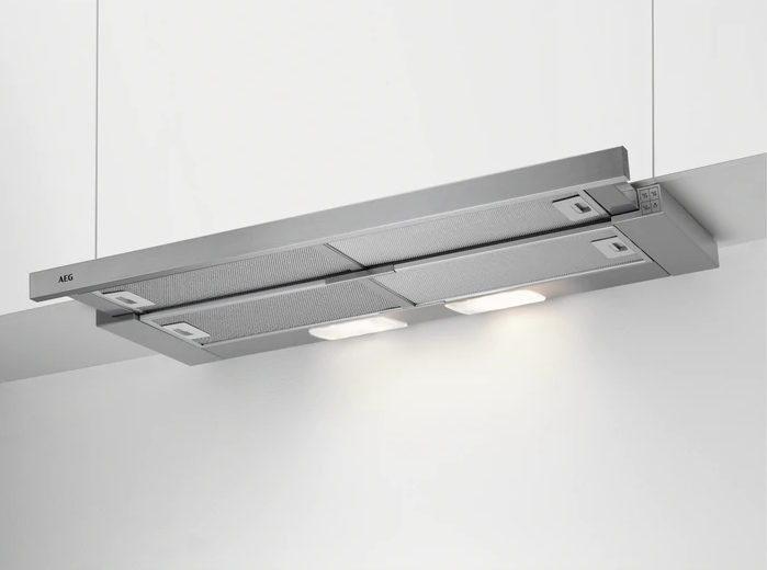 AEG DPB3931S Semi built-in (pull out) Silver 370 m³/h – image 1