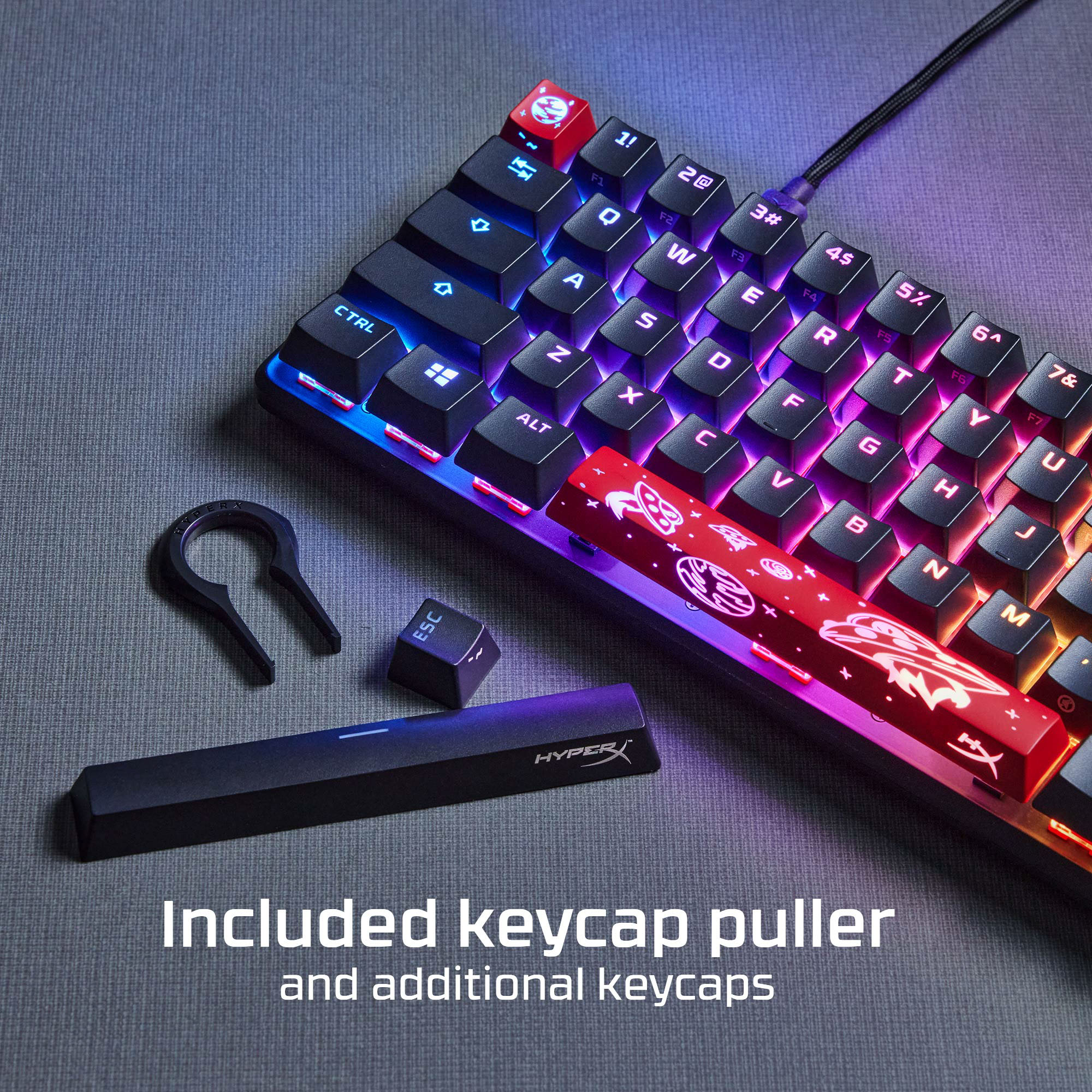 HyperX Alloy Origins 65 - Mechanical Gaming Keyboard - HX Red (USLayout) (HKBO1T-RD-US/N) – image 8
