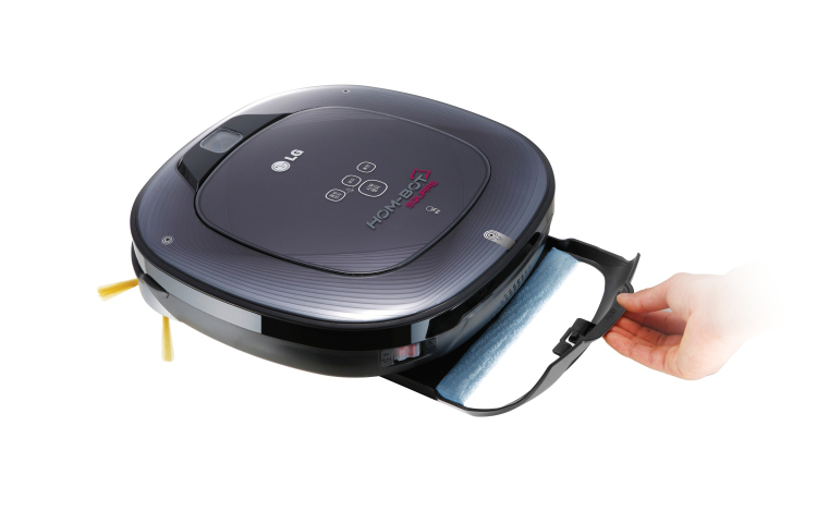 LG VR64703LVM robot vacuum Black, Mirror – image 5