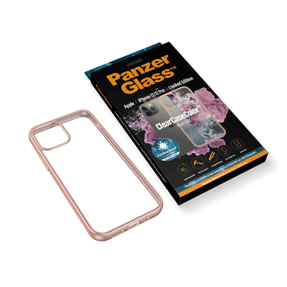 PanzerGlass ® ClearCaseColor™ iPhone 12 | 12 Pro - Rose Gold Limited Edition – image 6