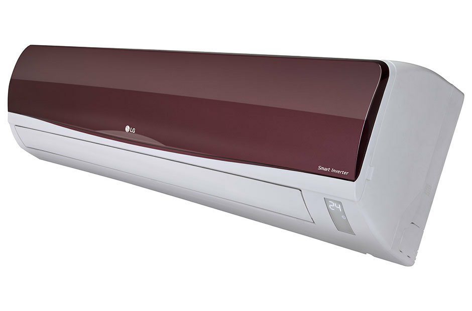 LG JS-Q12WTXD air conditioner Split system Maroon, White – image 3