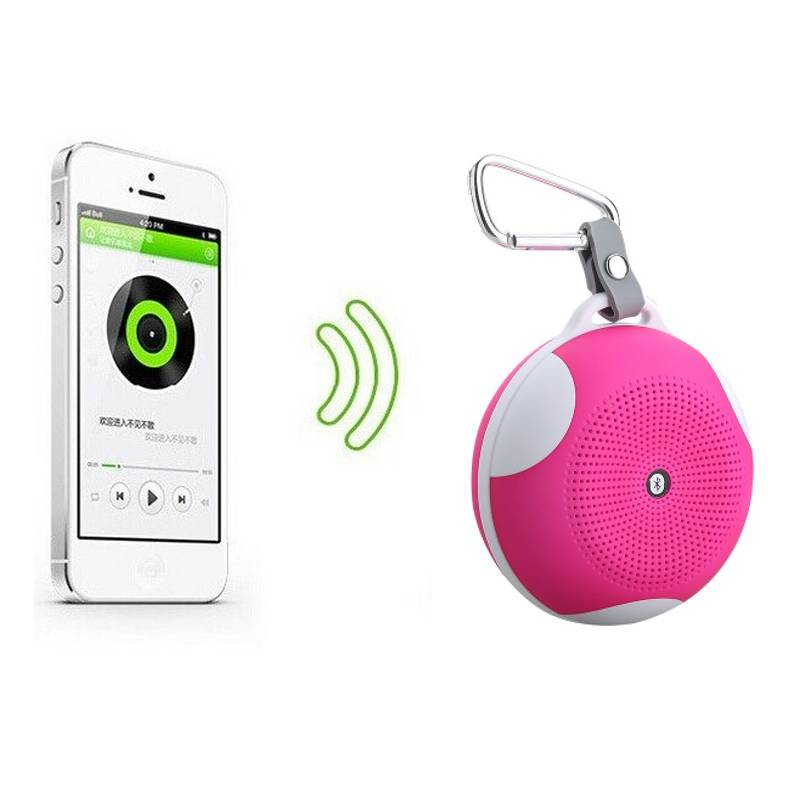 Techly Portable Bluetooth Speaker Wireless Sport MicroSD Pink ICASBL03 – image 4
