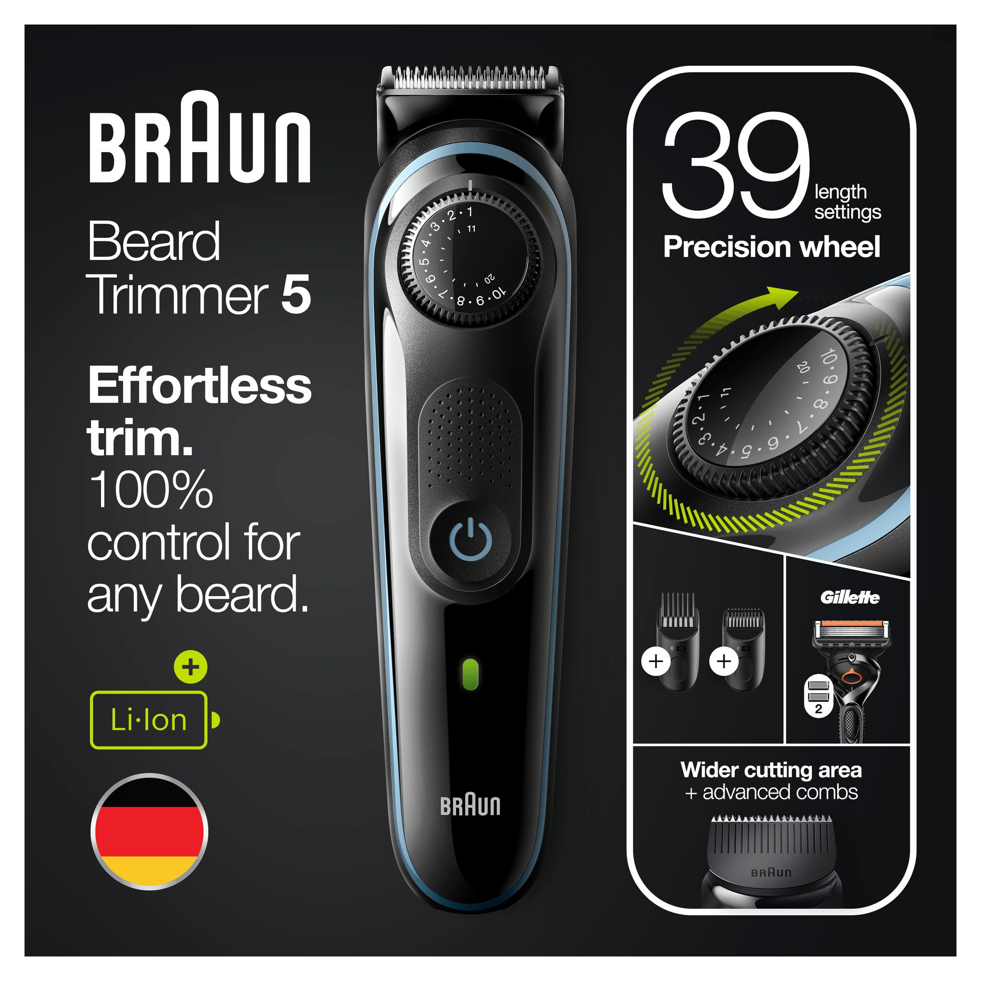 Braun BeardTrimmer 5 BT5340 AC/Battery 39 – image 4
