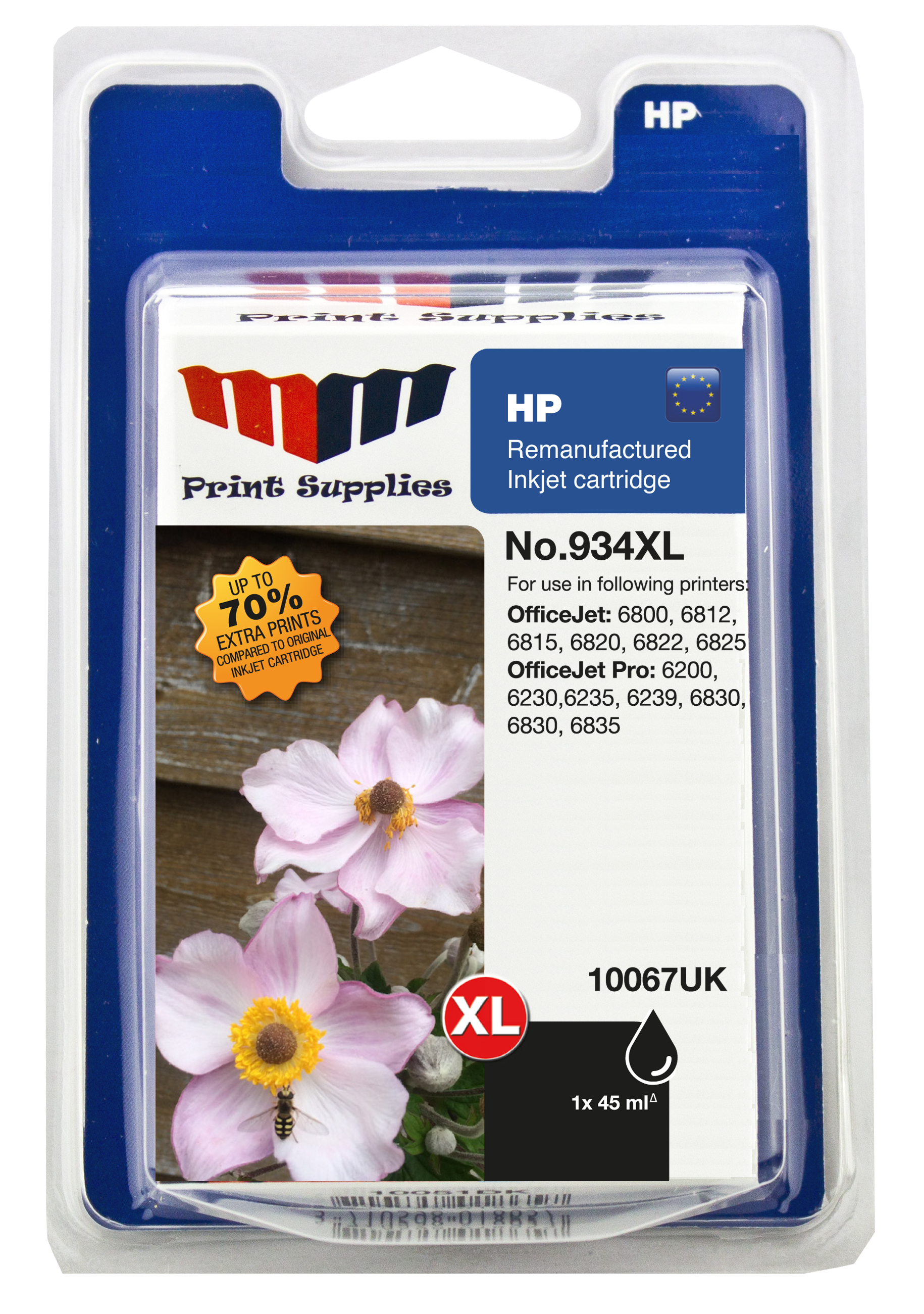 MM Black Inkjet Cartridge No.934XL (C2P23AE)