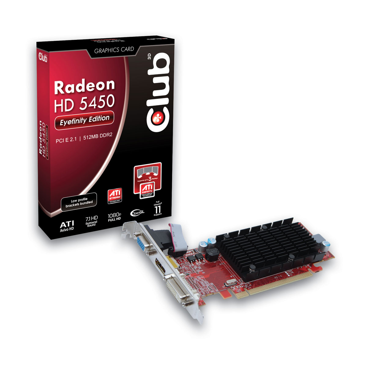 CLUB3D HD5450 AMD GDDR2 – image 1