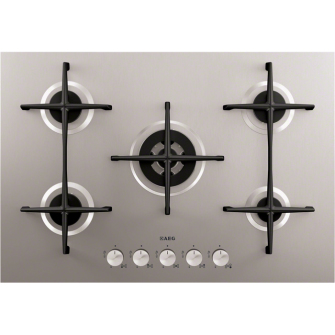 AEG HG755420UM hob Stainless steel Built-in Gas 5 zone(s)