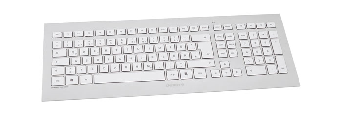Cherry JD-0300IT keyboard Mouse included RF Wireless QWERTY Italian Silver, White