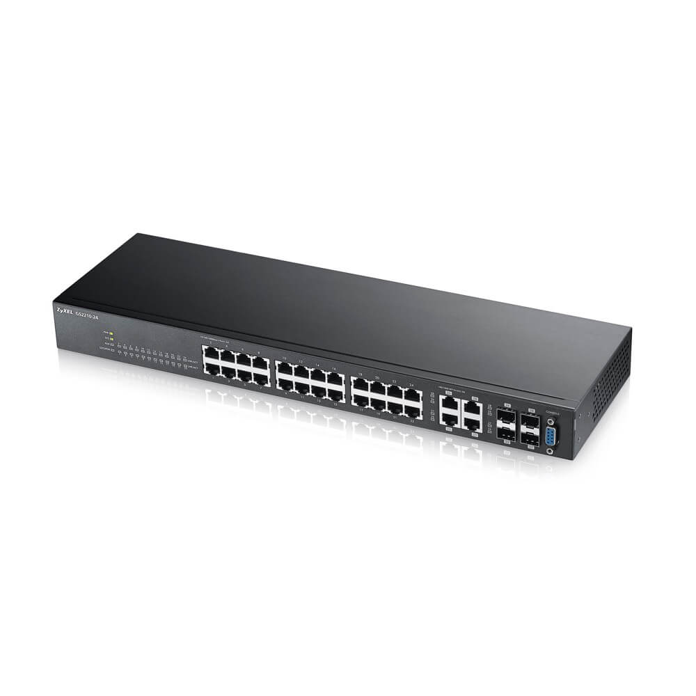 Zyxel GS2210-24 Managed L2 Fast Ethernet (10/100) Black – image 2