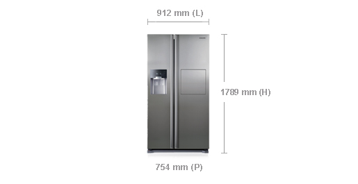 Samsung RS7572THCSP side-by-side refrigerator – image 2