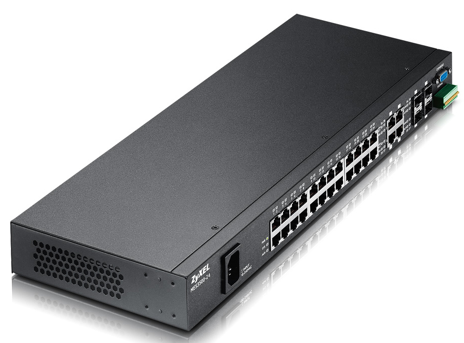 Zyxel MES3500-24 Managed L2 Fast Ethernet (10/100) Black – image 2