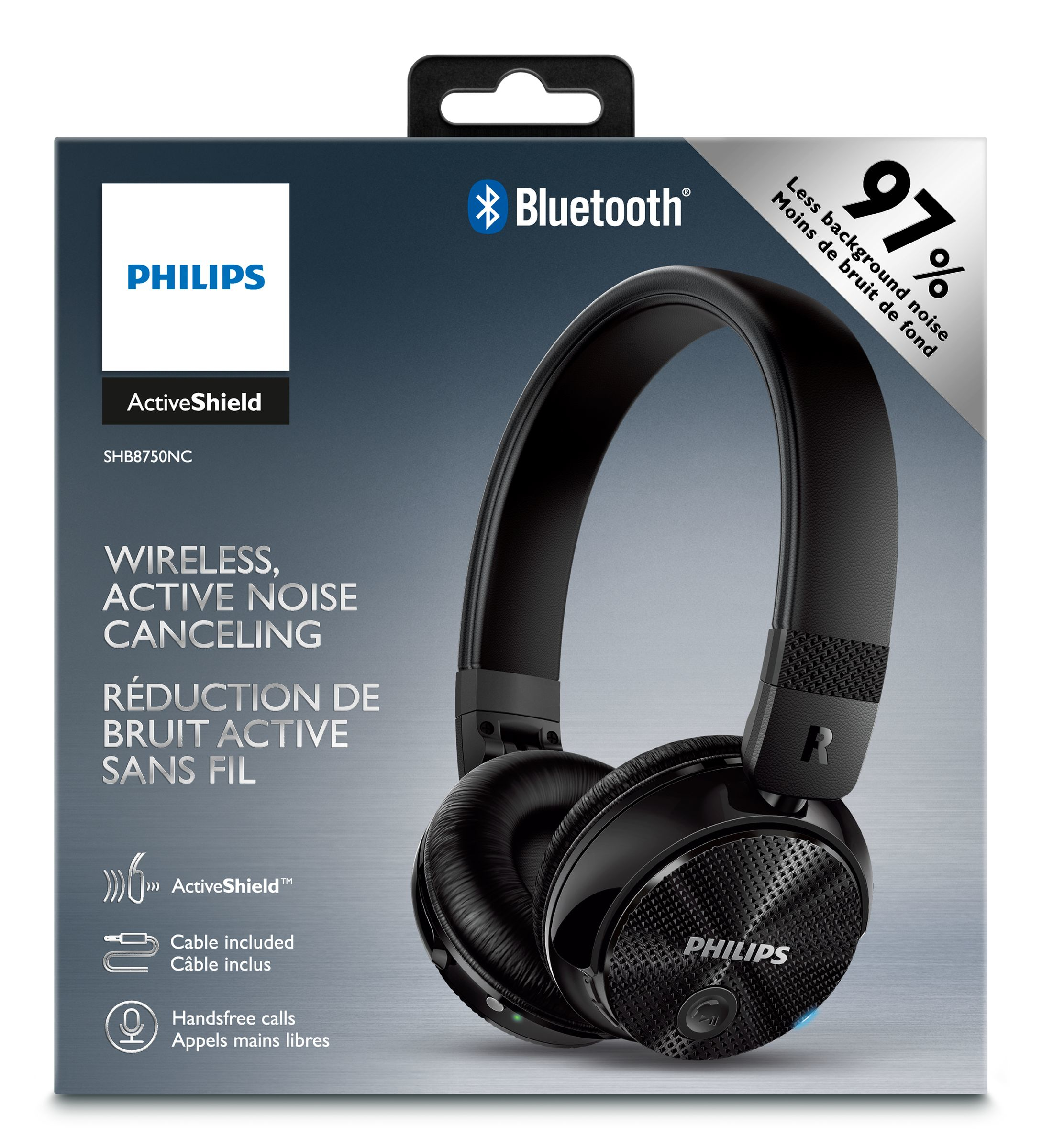 Philips Wireless noise-cancelling headphones SHB8750NC/00 – image 2
