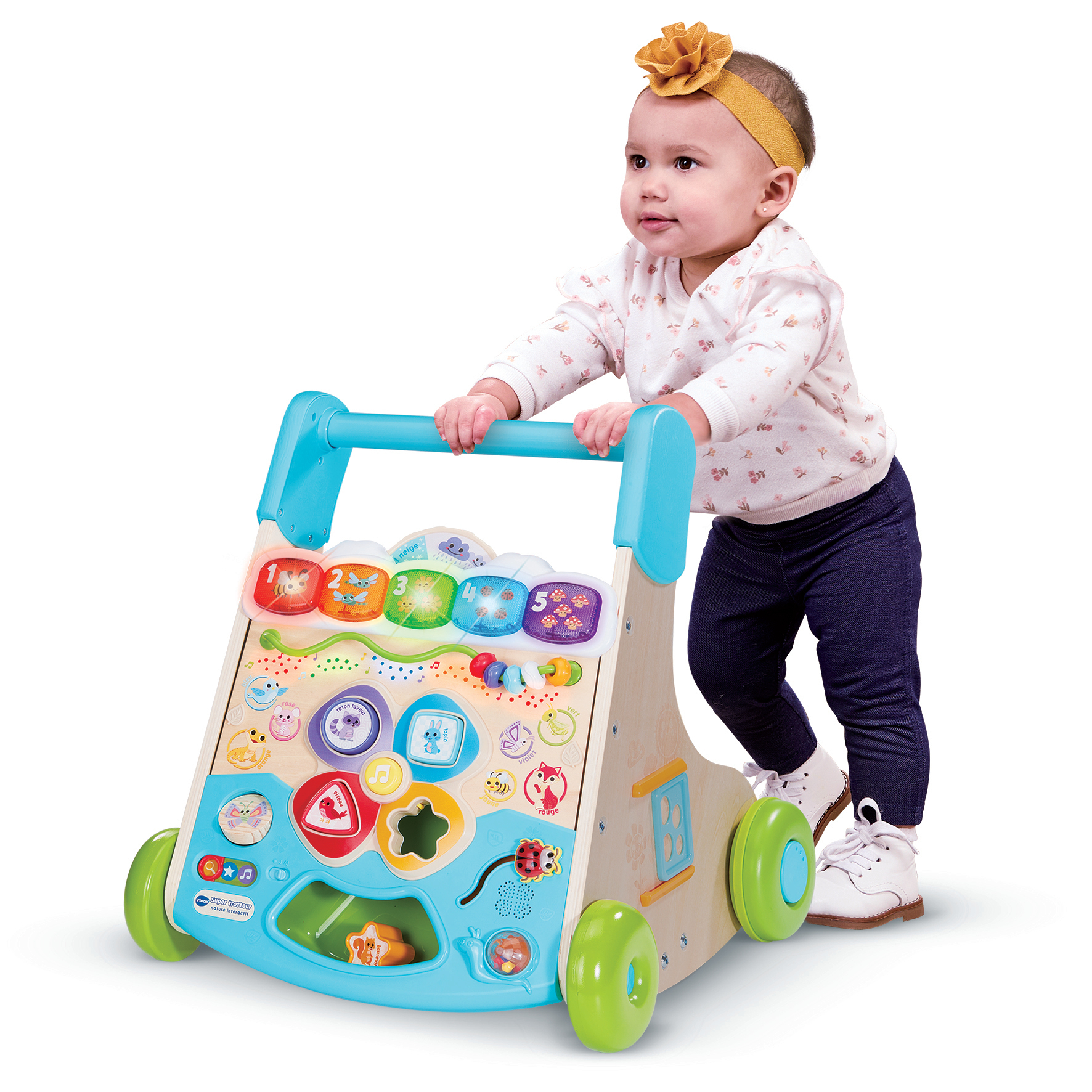 Resim VTech 80-619605 Çok Renkli Plastik Etkileşimli Yürüteç