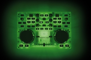Hercules 4780839 DJ controller Magnetic tape scratcher 2 channels Green – image 2