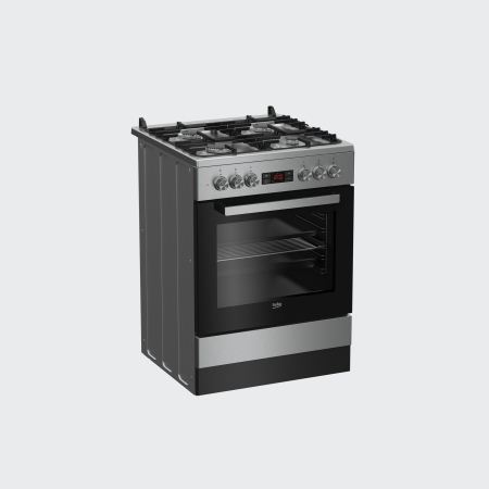 Beko FSM62330DXS cooker Freestanding cooker Electric Gas Stainless steel – image 2