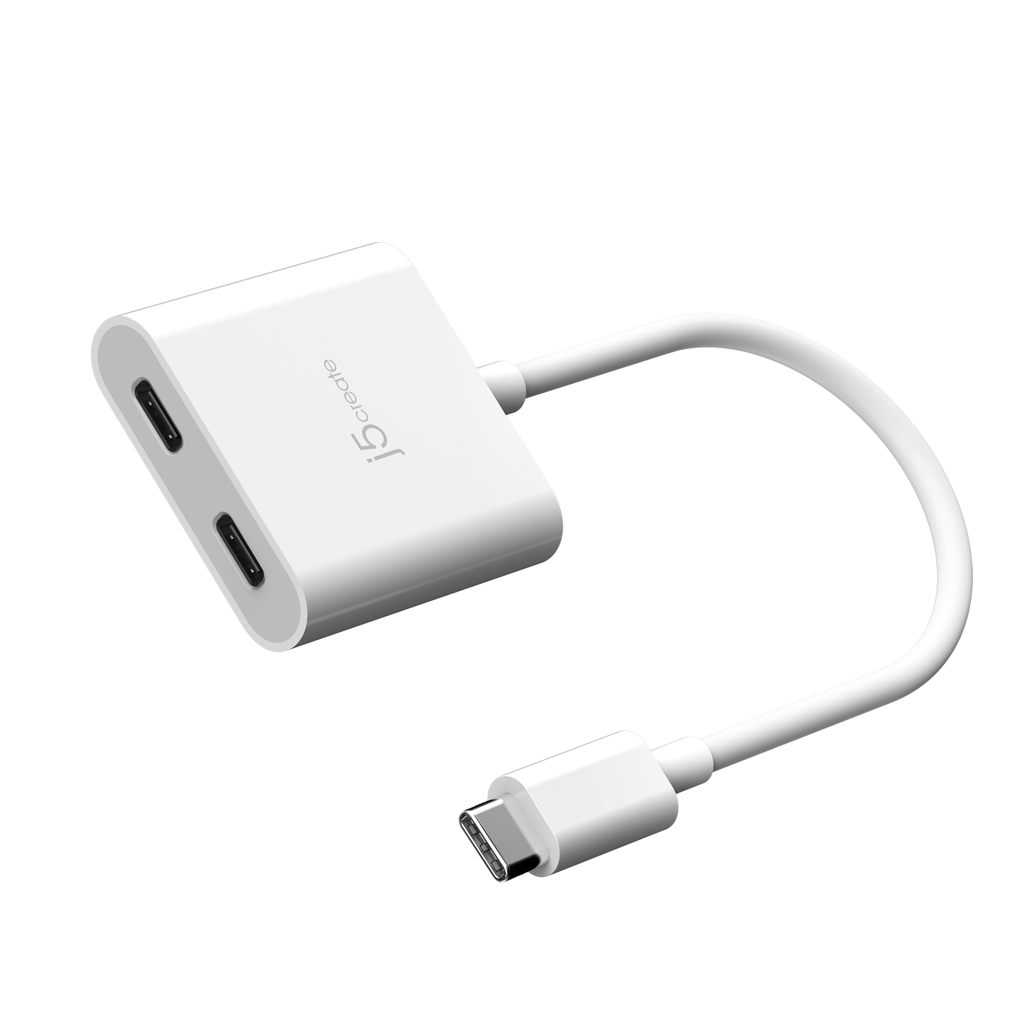 j5create JCA164 0,1 m USB tipo-C Bianco