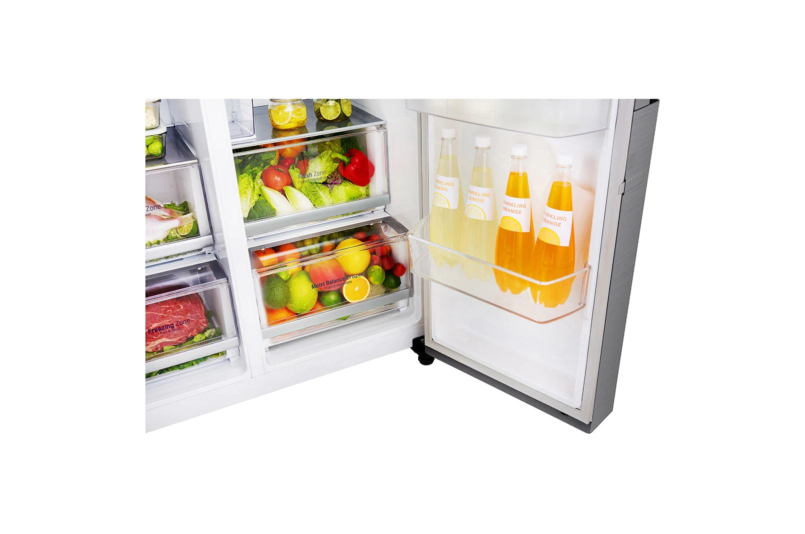 LG GSJ761PZZE side-by-side refrigerator Freestanding – image 7
