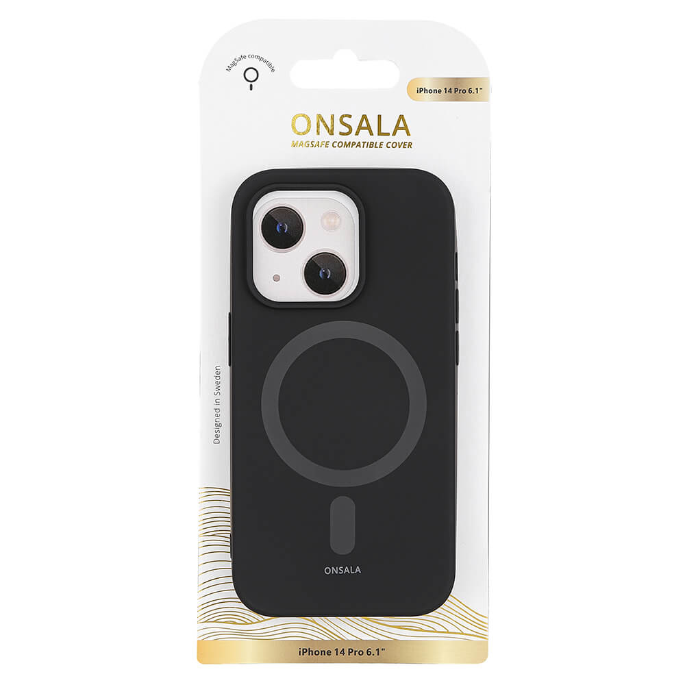 Onsala Phone Case Silicone MagSeries Black - iPhone 14 Pro – image 2